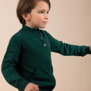 Cardigan Bambino con zip