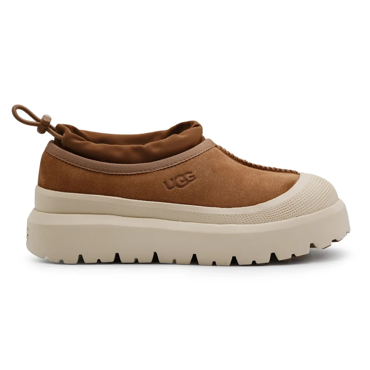 Sabot UGG Donna Tasman Weather Hybrid Pelle Scamosciata Chestnut - immagine 2