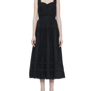 abito isadora cotone noir