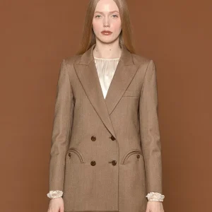 blazer kamaxitha everyday brown