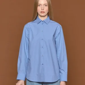 camicia cotone serenity azzurro