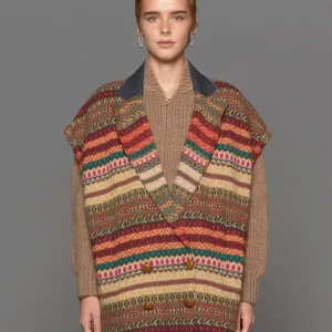 gilet charlotte maglia multicolor