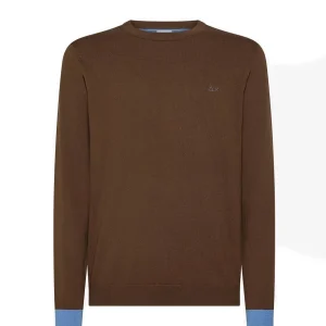pullover toppe lana cotone cioccolato